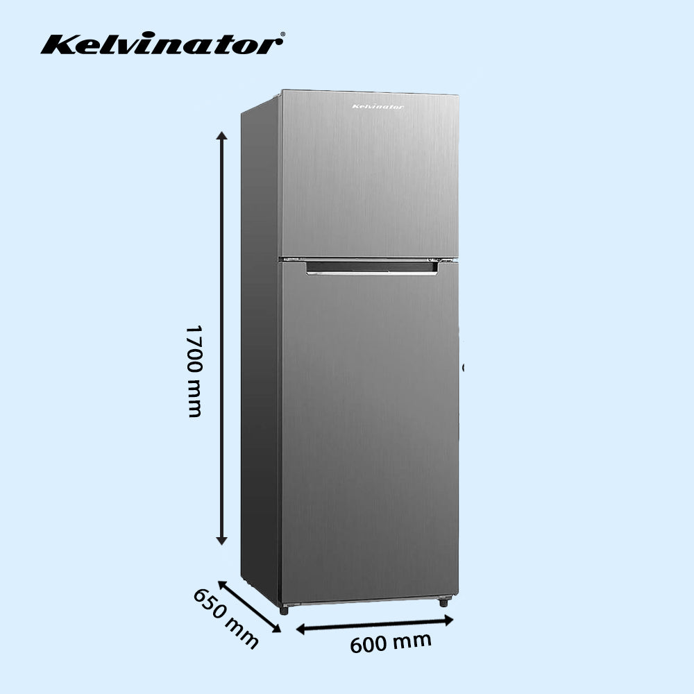 Kelvinator 350 litres 2 Star Double Door Refrigerators, Hairline Silver KRF-A370HSV(491604417) (OPEN BOX) Kelvinator 350 litres 2 Star Double Door Refrigerators, Hairline Silver KRF-A370HSV(491604417) (OPEN BOX)